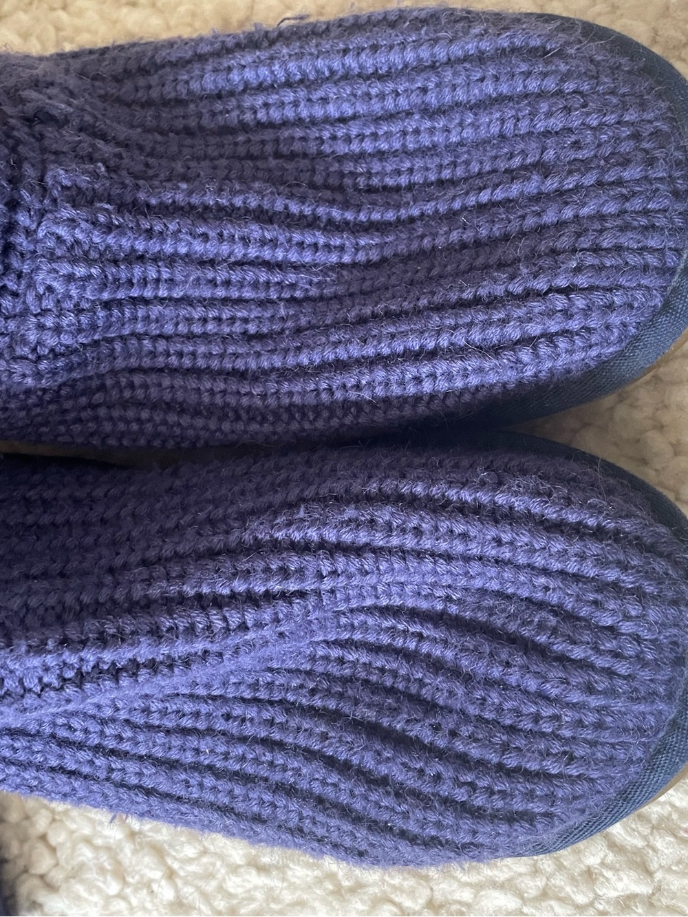 Knit Purple Slipper Ugg Boots